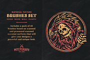 Material Texture Brushes Photoshop, a Brush Add-On by Mixergraph (Thumbnail 2 of 9)