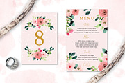 Sweet Floral Wedding Invitation Set, an Invitation Template by wulano (Thumbnail 4 of 6)