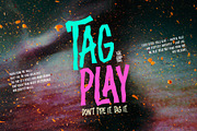 Tag Play, a Handwritten Font by BBtypeStudios (Thumbnail 1 of 10)