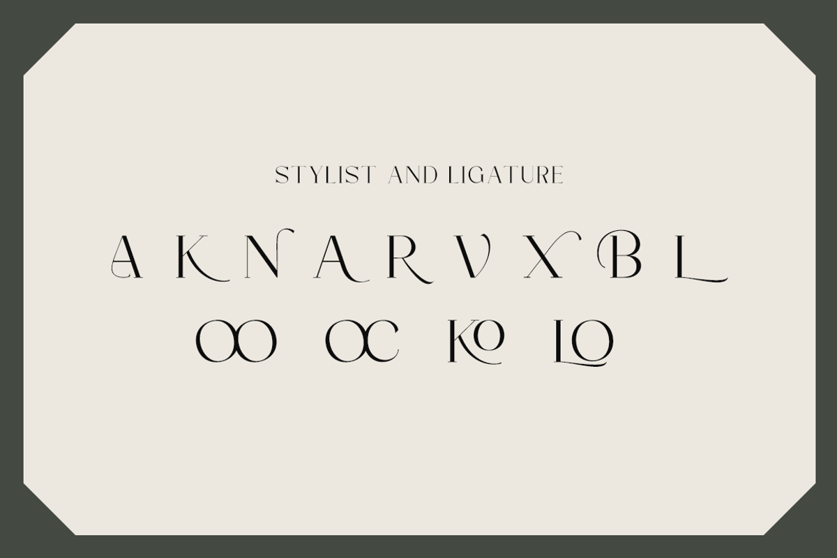 Workofart - Elegant Serif Font, a Serif Font by RockboyStd (Photo 10 of 12)