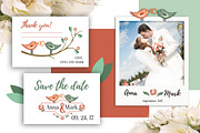 Wedding Set - love birds, an Invitation Template by Kseniia Kuznetsova (Thumbnail 4 of 4)
