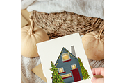Christmas Houses Village Clipart, a Decorative Illustration by Oleksandra Illustrates (Thumbnail 12 of 14)