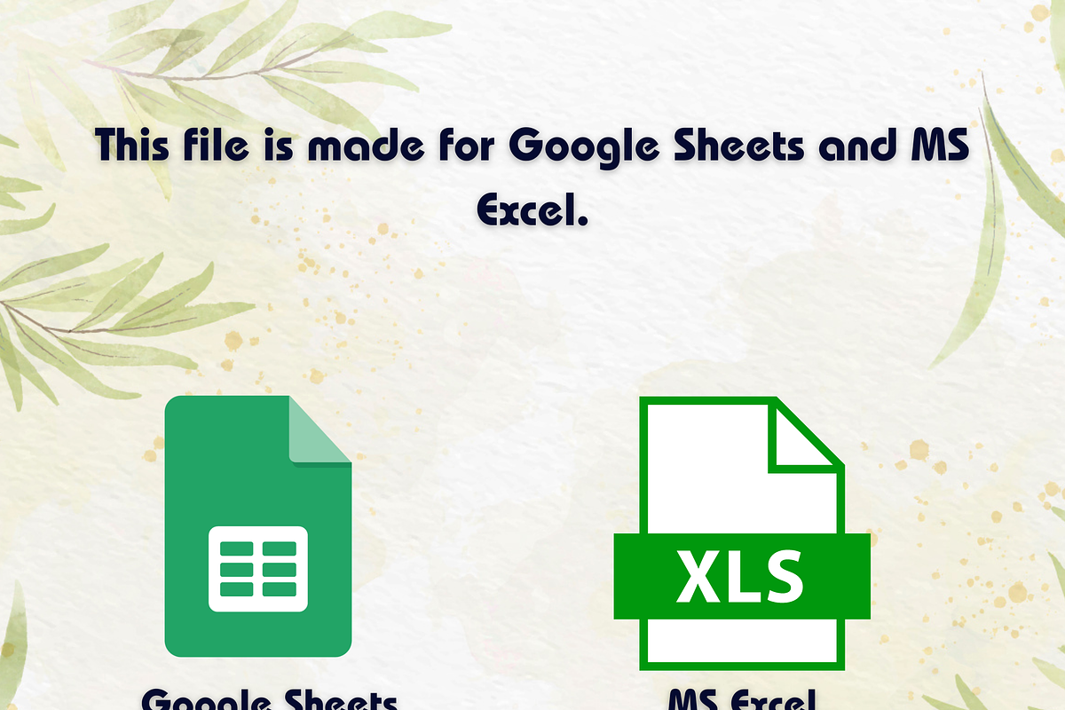 50/30/20 Monthly Budget Spreadsheet, a Templates & Theme by Designbudy (Photo 6 of 9)