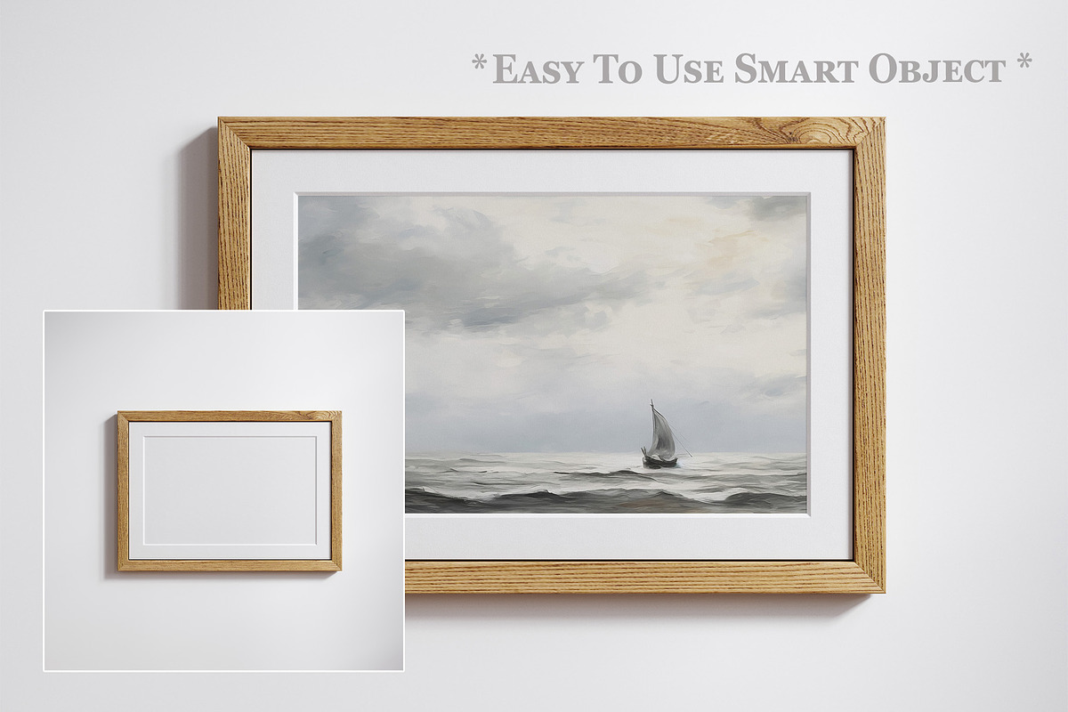 Wooden frame mockup close up, a Household Mockup by Artjafara (Photo 2 of 6)