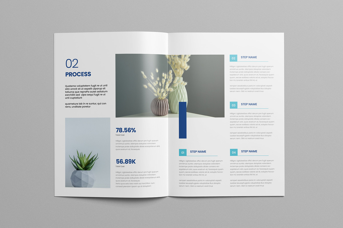 Case Study Booklet Layout, a Brochure Template by Pixelpick