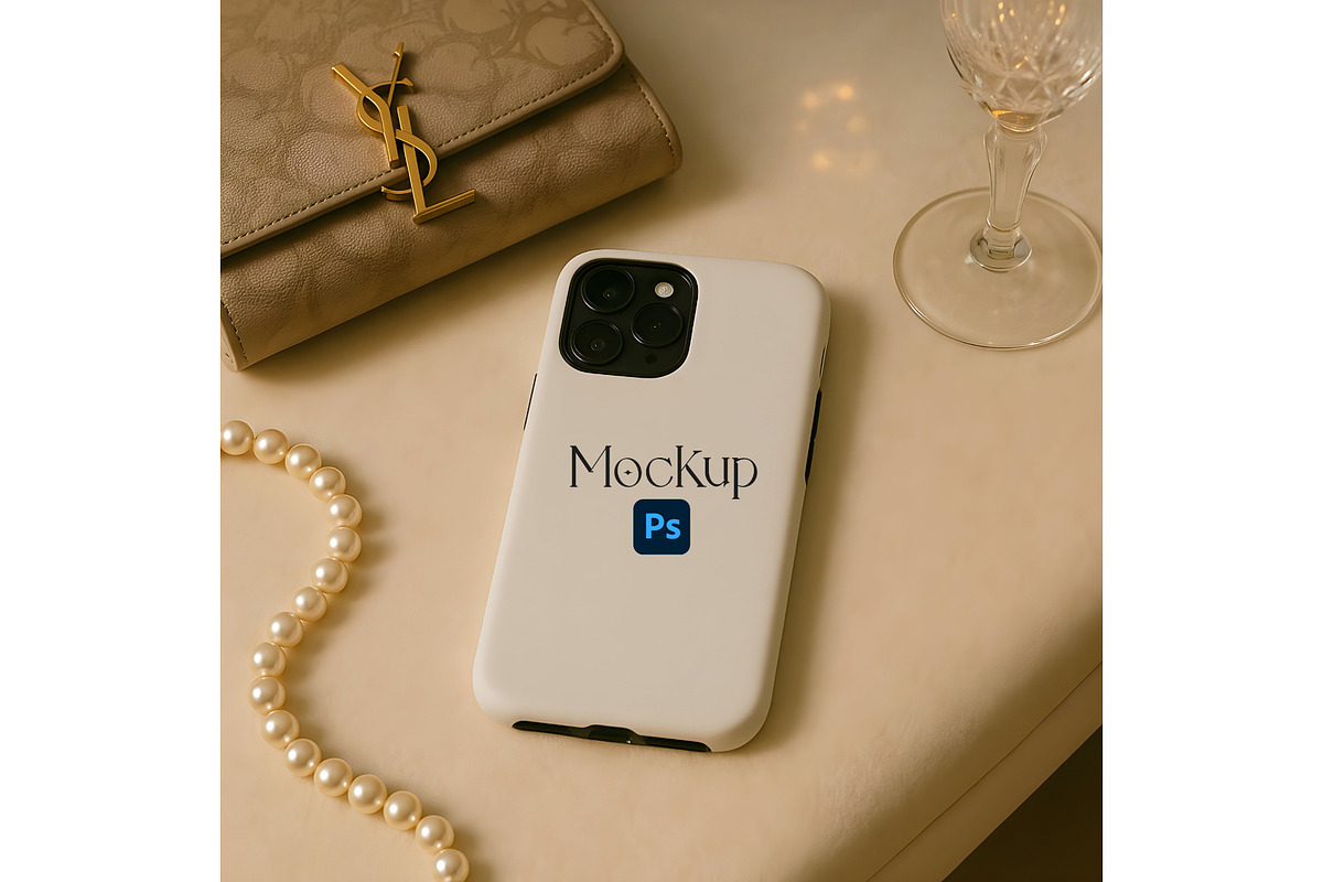 iPhone Tough Phone Case Mockup, an iPhone Mockup by UrbanMockupsStore (Photo 1 of 5)