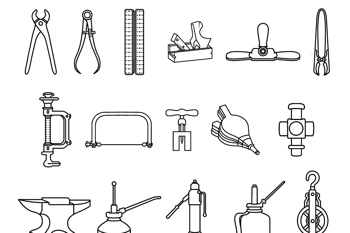 22 unique and specialized tools, an Object Illustration by LogosDen (Photo 3 of 3)