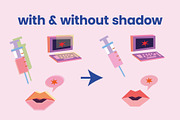 Illustrated task work icon risocards, a Work Illustration by studiomisprint (Thumbnail 5 of 8)