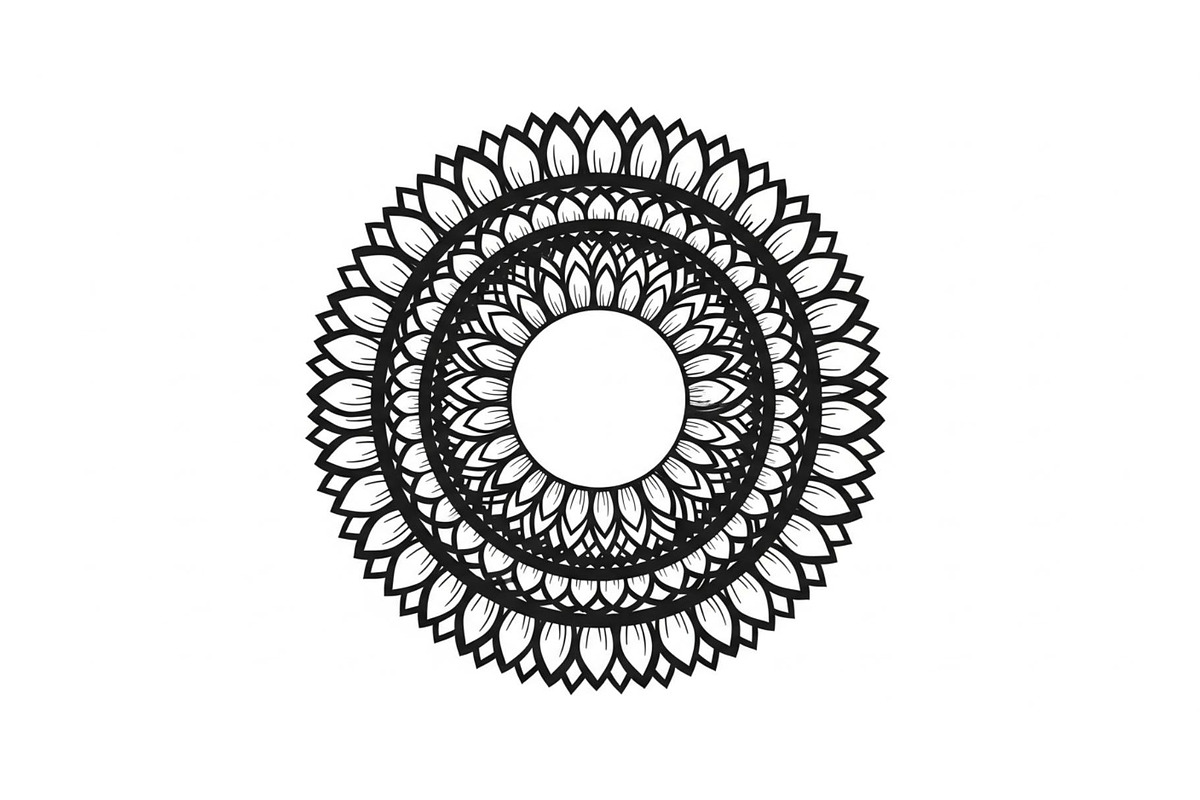 Floral Mandala Circle Frame Bundle, an Illustration by Gaye Art (Photo 9 of 51)