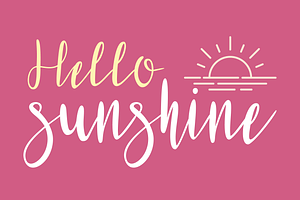 Summer Muse Cursive Script Font