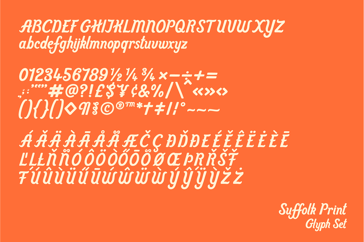 Suffolk Font Family, a Font by Hemphill Co (Photo 8 of 10)