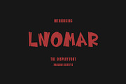 Lnomar Spooky Display Font, a Handwritten Font by Maulana Creative (Thumbnail 1 of 7)