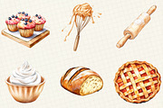 Neutral Baking Sublimation Clipart, an Illustration by OK Design (Thumbnail 5 of 5)