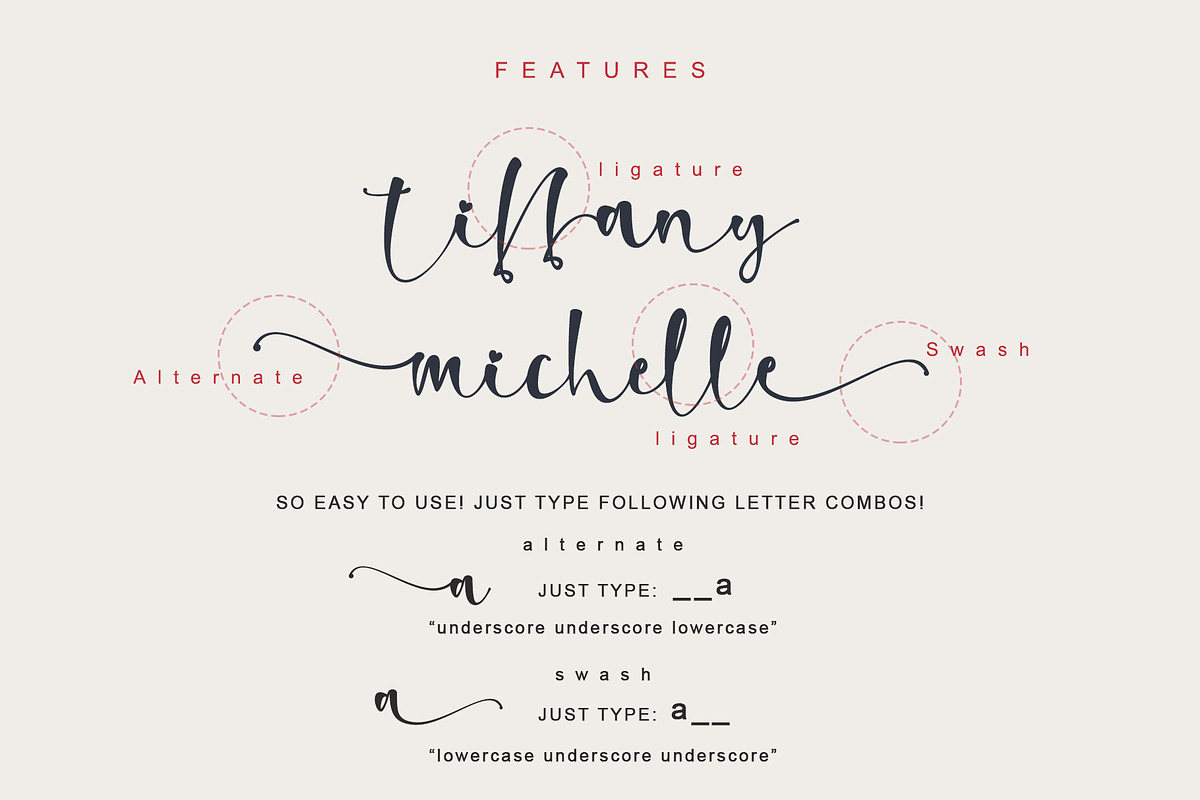 Rossellia, a Script Font by Stefani Letter (Photo 9 of 12)