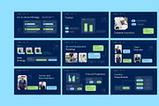 Navy Corporate Pitch Deck PowerPoint, a Presentation Template by Neermana (Thumbnail 4 of 5)