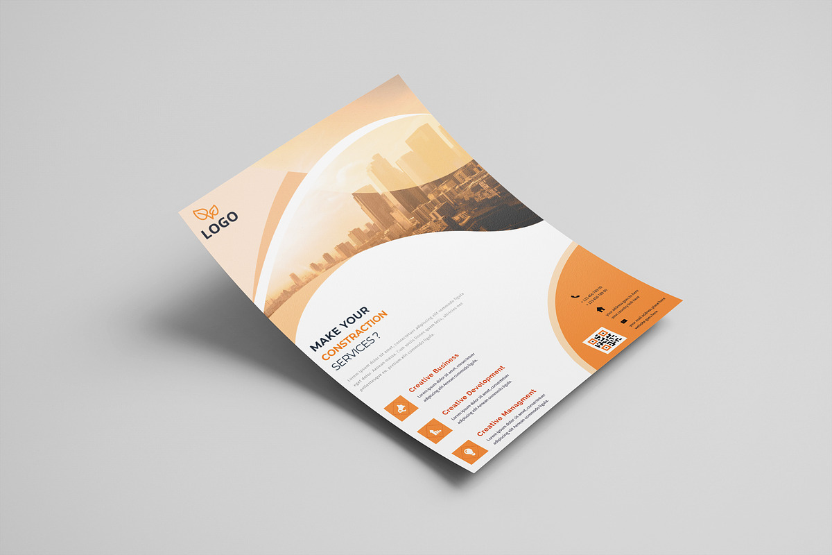 Corporate Business Flyer Template, a Flyer Template by UI_Expert (Photo 1 of 3)