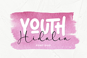 Youth Hidalea - A Stylish Font Duo, a Handwritten Font by Ainun Jinan (Thumbnail 1 of 9)