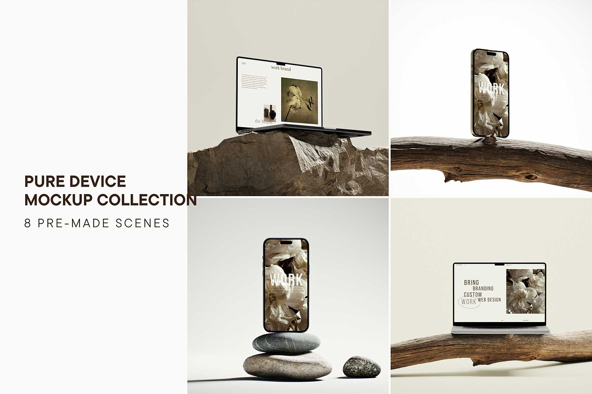 Pure Device Mockup Collection, a Device Mockup by Mockup Line (Photo 1 of 7)