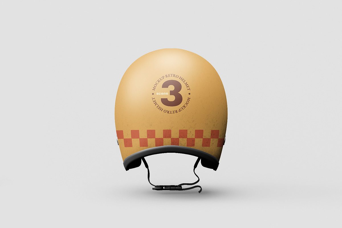 Retro Helmet Mockup – Vintage, a Mockup by Alolieli Studio (Photo 3 of 4)
