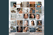 Beauty Social media post templates, a Social Media Template by Cute Little Workshop (Thumbnail 4 of 5)
