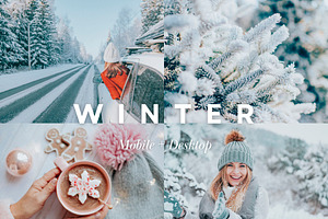 50+ Winter Lightroom Preset Bundle
