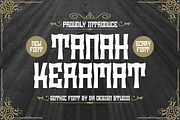 Tanah Keramat - Gothic Font, a Serif Font by QR Design Studio (Thumbnail 1 of 7)