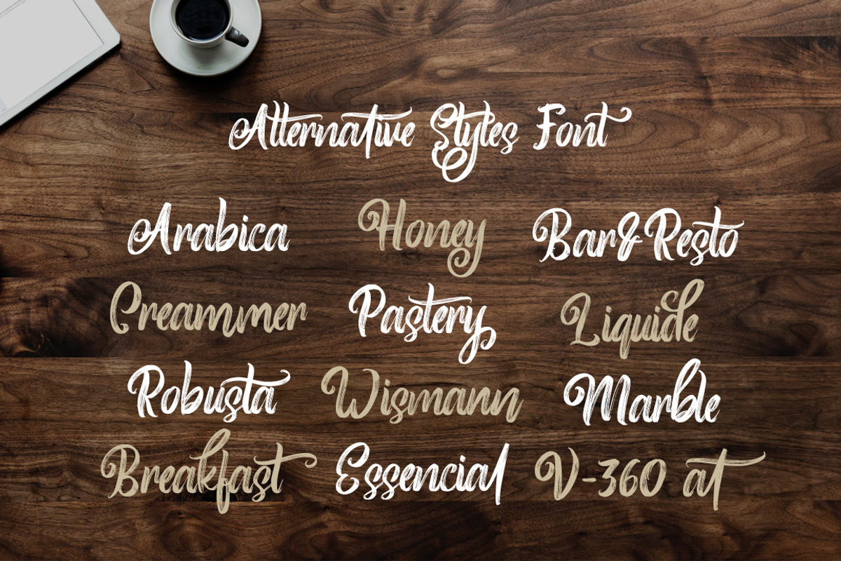 Roasttery - Handwritten Font preview 3