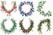 Christmas Garlands Sublimation, an Illustration by Craft Nest (Thumbnail 3 of 6)