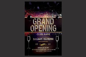 Grand Opening Flyer, a Flyer Template by DSGraphicDesign