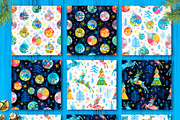 Christmas Night Magical Forest Set, an Object Graphic by Iraida_Bearlala (Thumbnail 10 of 11)