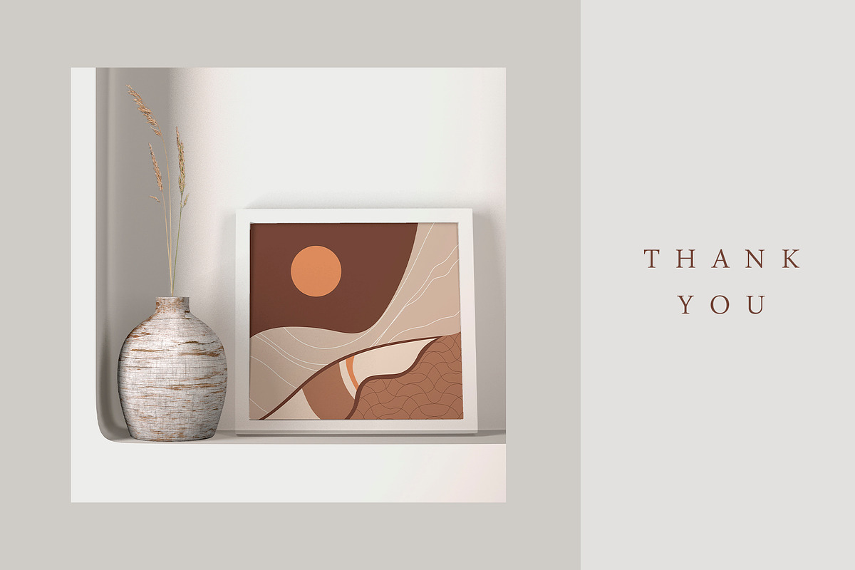 Boho Abstract Landscapes, a Decorative Illustration by Pretty Meerkat (Photo 8 of 8)