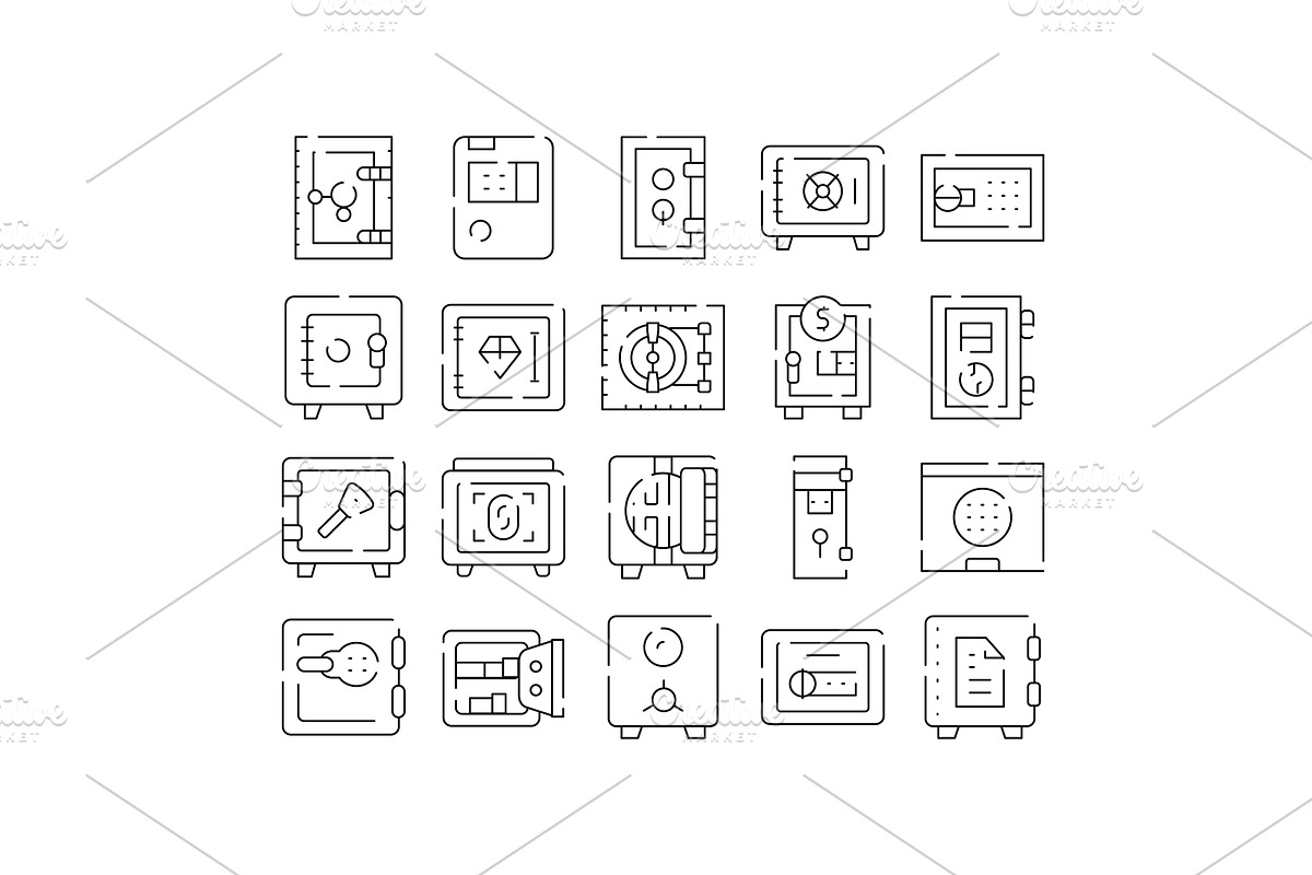 Safe box protection security storage, a Finance Illustration by pikepicture