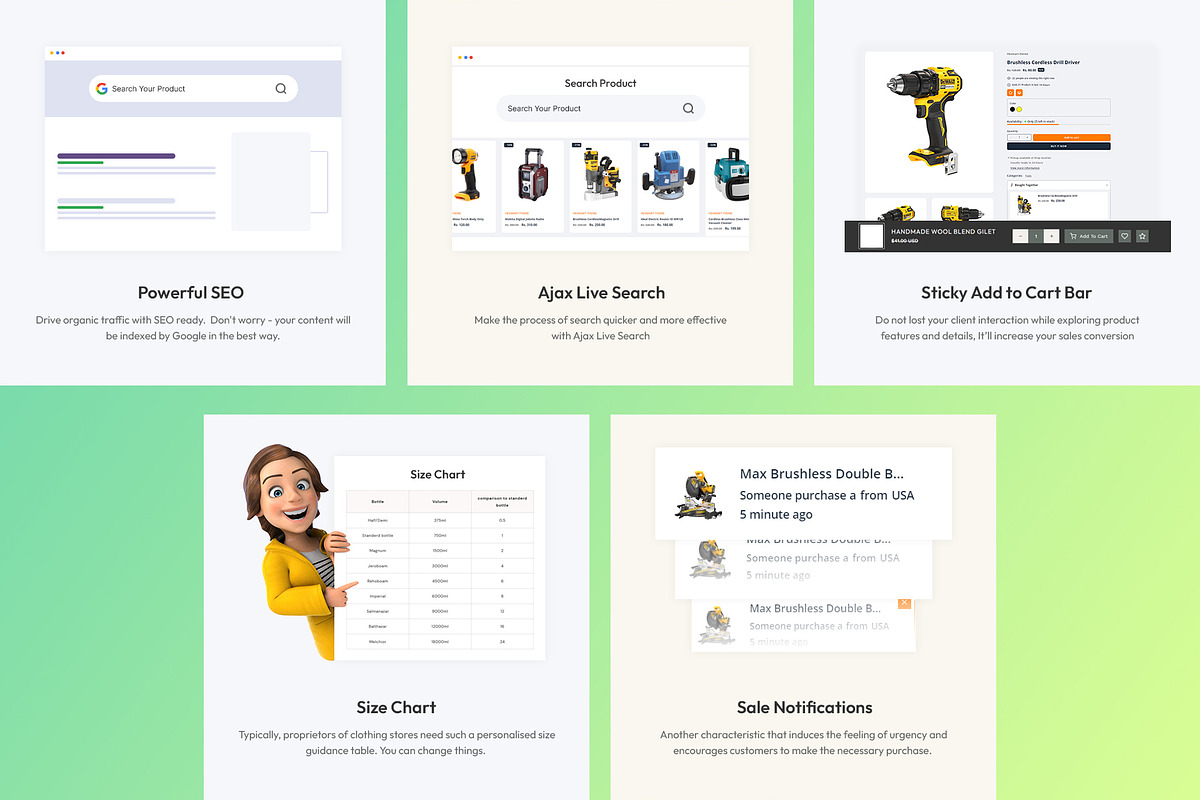 Construction Tools Shopify Theme, a Shopify Template by LogicGo Shopify Experts (Photo 5 of 8)