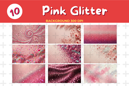Pink Glitter Background – Sparkly Di