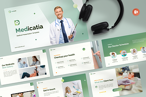 Mediciata - Powerpoint Template, a Presentation Template by GraphauseProject