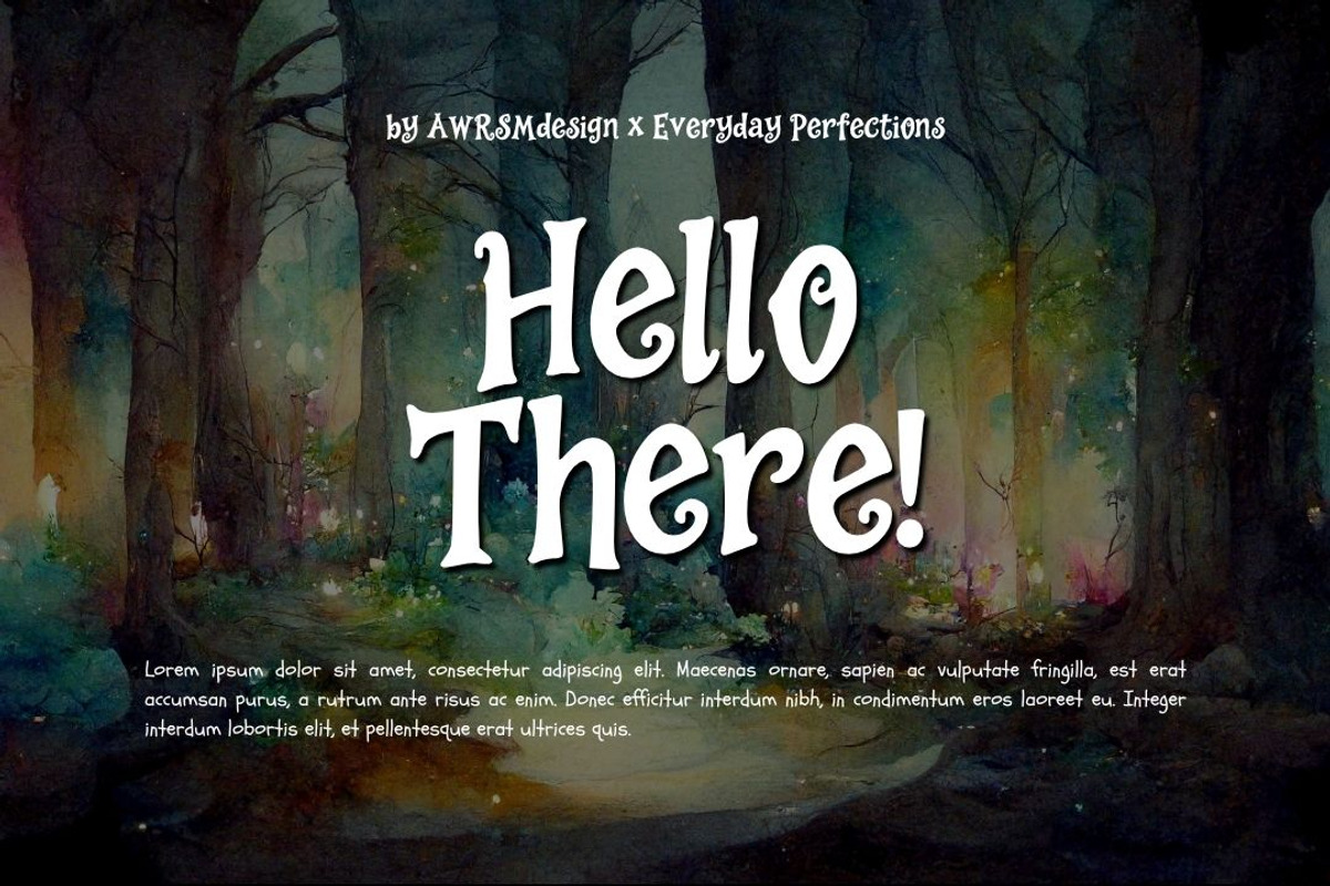 Braveli | Fantasy Display Font, a Handwritten Font by Everyday Perfection (Photo 3 of 5)