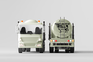 Tanker Truck Mockups