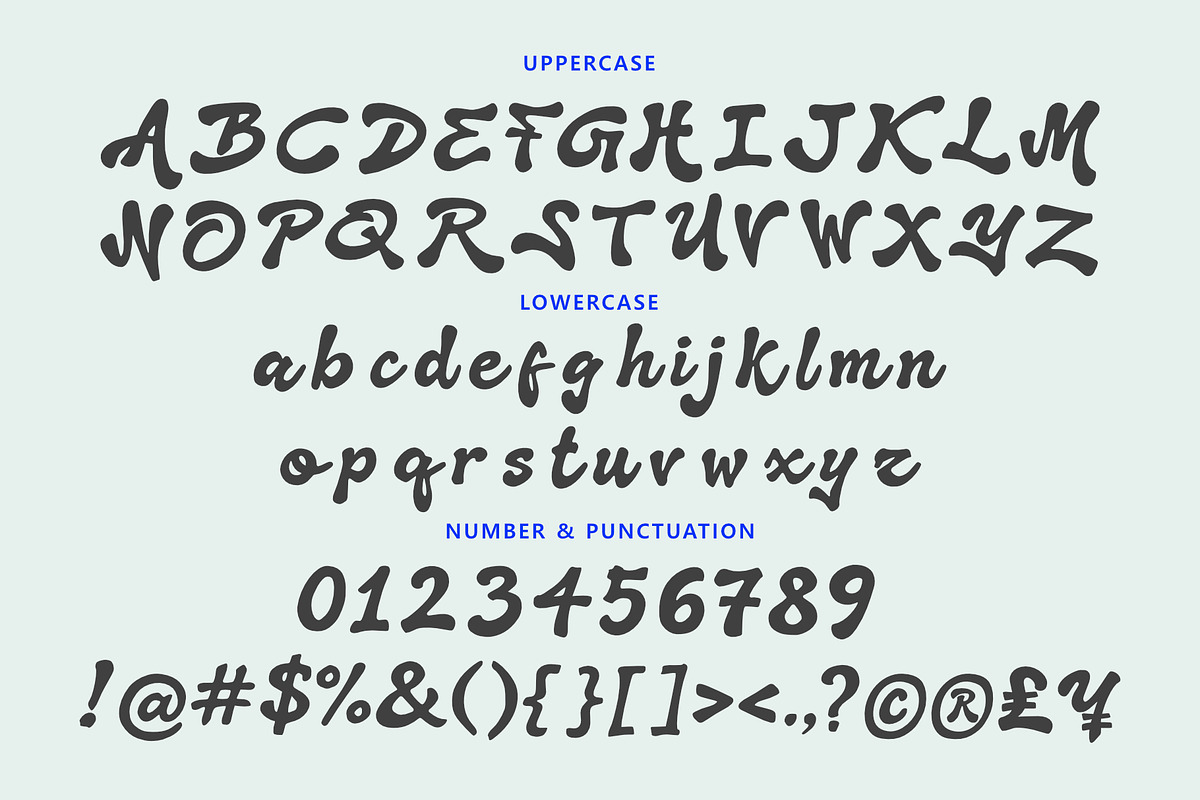 Megiula - Rounded Script Font, a Script Font by Sealoung (Photo 10 of 11)