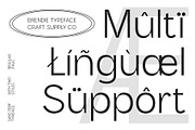 Brendie – Modern Font, a Sans Serif Font by Craft Supply Co. (Thumbnail 4 of 8)