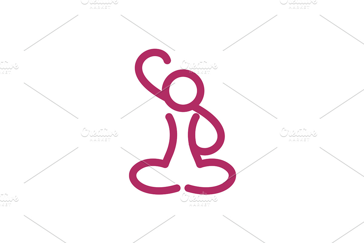 20 Logo Yoga Templates Bundle, a Branding & Logo Template by Friendesigns (Photo 7 of 21)