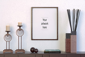 Product mockup 8x10 artwork display, a Print Template by BestMockups
