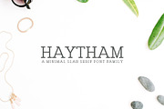 Haytham Slab Serif Fonts Packs, a Slab Serif Font by Creativetacos (Thumbnail 1 of 5)