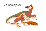 Dinosaurs, big ancient animals set, an Animal Illustration by PaperTrident (Thumbnail 9 of 19)