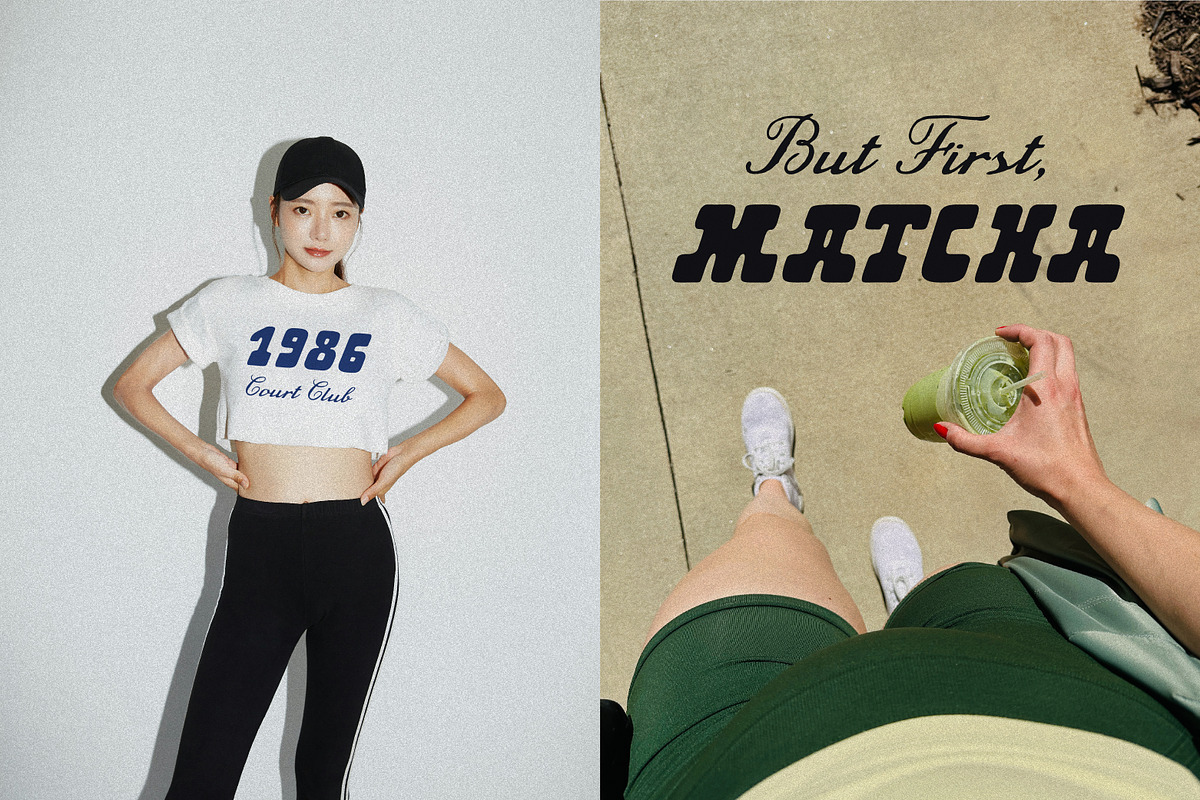 Court Crush Retro Bold Italic Slab, a Slab Serif Font by Struvictory.art (Photo 8 of 9)