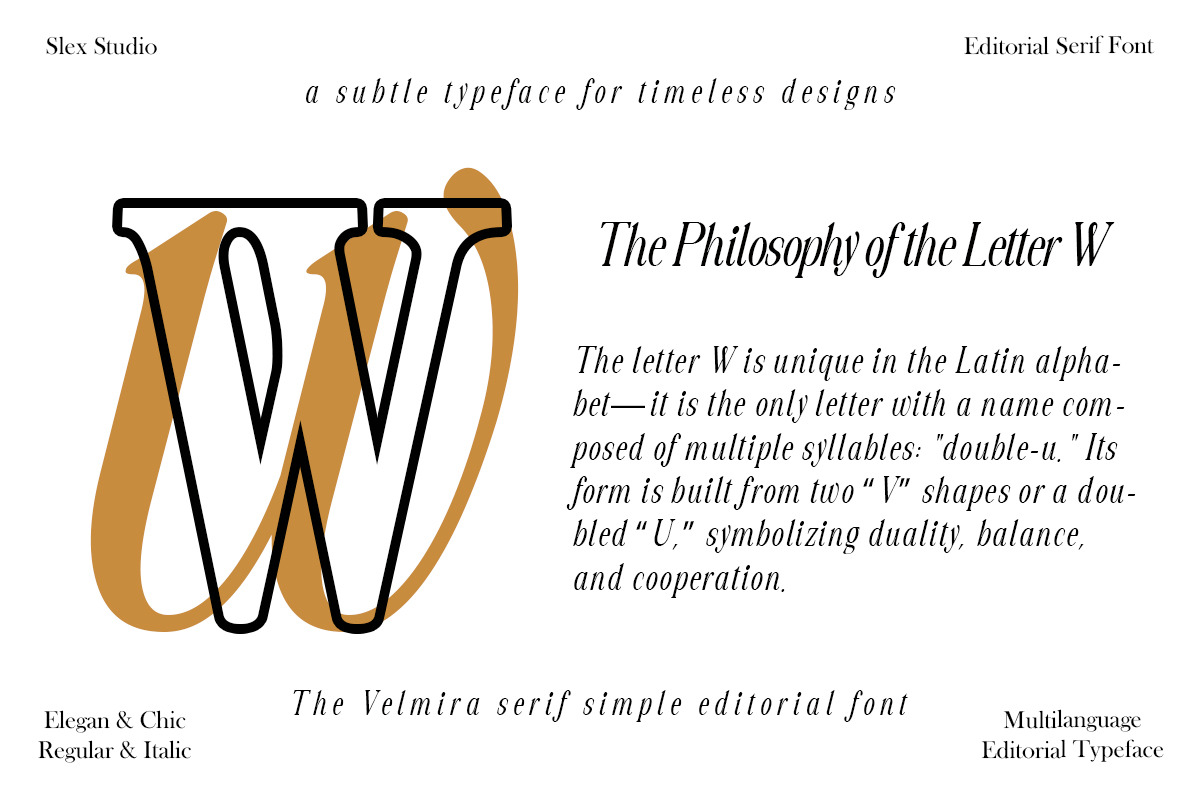 The Velmira Serif Simple, a Serif Font by Slex Studio (Photo 6 of 15)