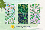 Watercolor Marijuana Set, a Healthcare Illustration by Graphobia (Thumbnail 6 of 9)