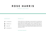 3 Page Resume Template | INDD + DOCX, a Resume Template by BlackDotResumes (Thumbnail 5 of 6)