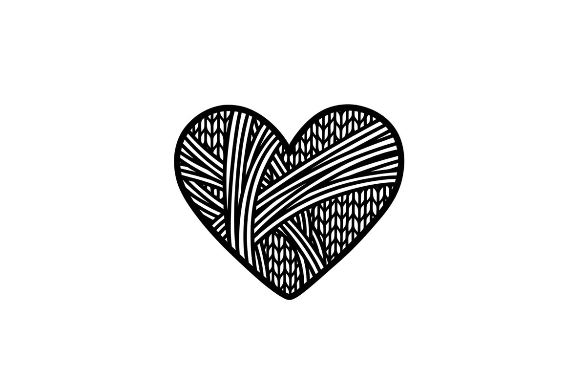 Knitted Heart Love Vector Bundle, an Illustration by Designs_River (Photo 14 of 53)