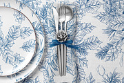 CHRISTMAS TOILE DE JOUY, a Pattern Graphic by Tanya Vollar (Thumbnail 10 of 11)