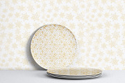 Golden Christmas Seamless Pattern, a Pattern Graphic by Elinorka (Thumbnail 4 of 4)